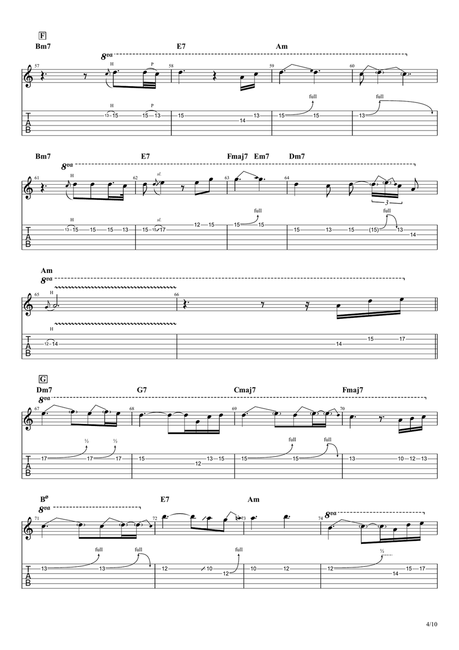 Still Got The Blues Still Got The Blues Electric Guitar scores gallery preview page 4