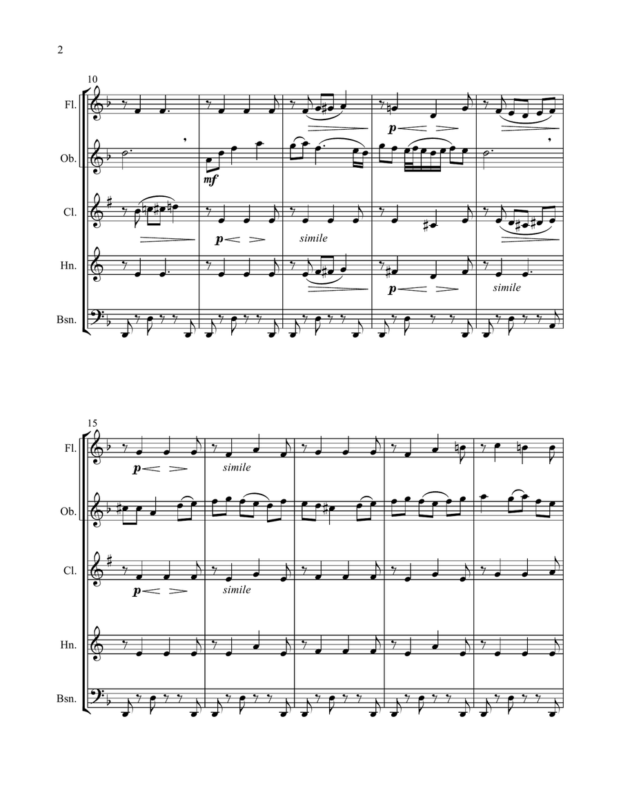 What Great Wonder Is This Woodwind Quintet scores gallery preview page 5