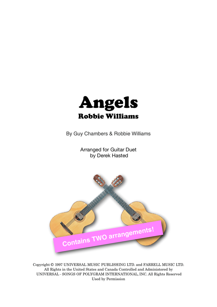 Angels Acoustic Guitar scores gallery preview page 1