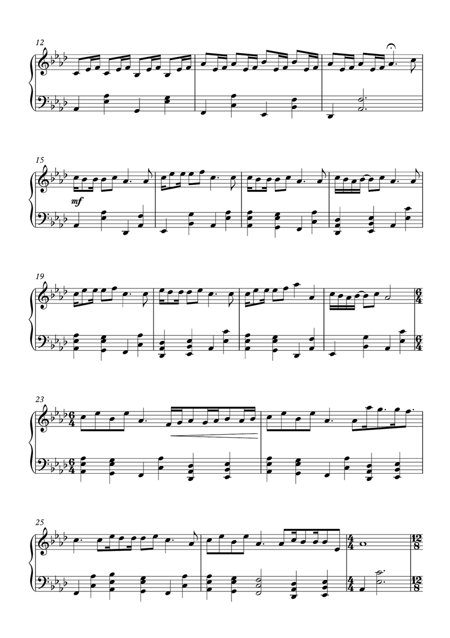 Luminous Piano Solo scores gallery preview page 2