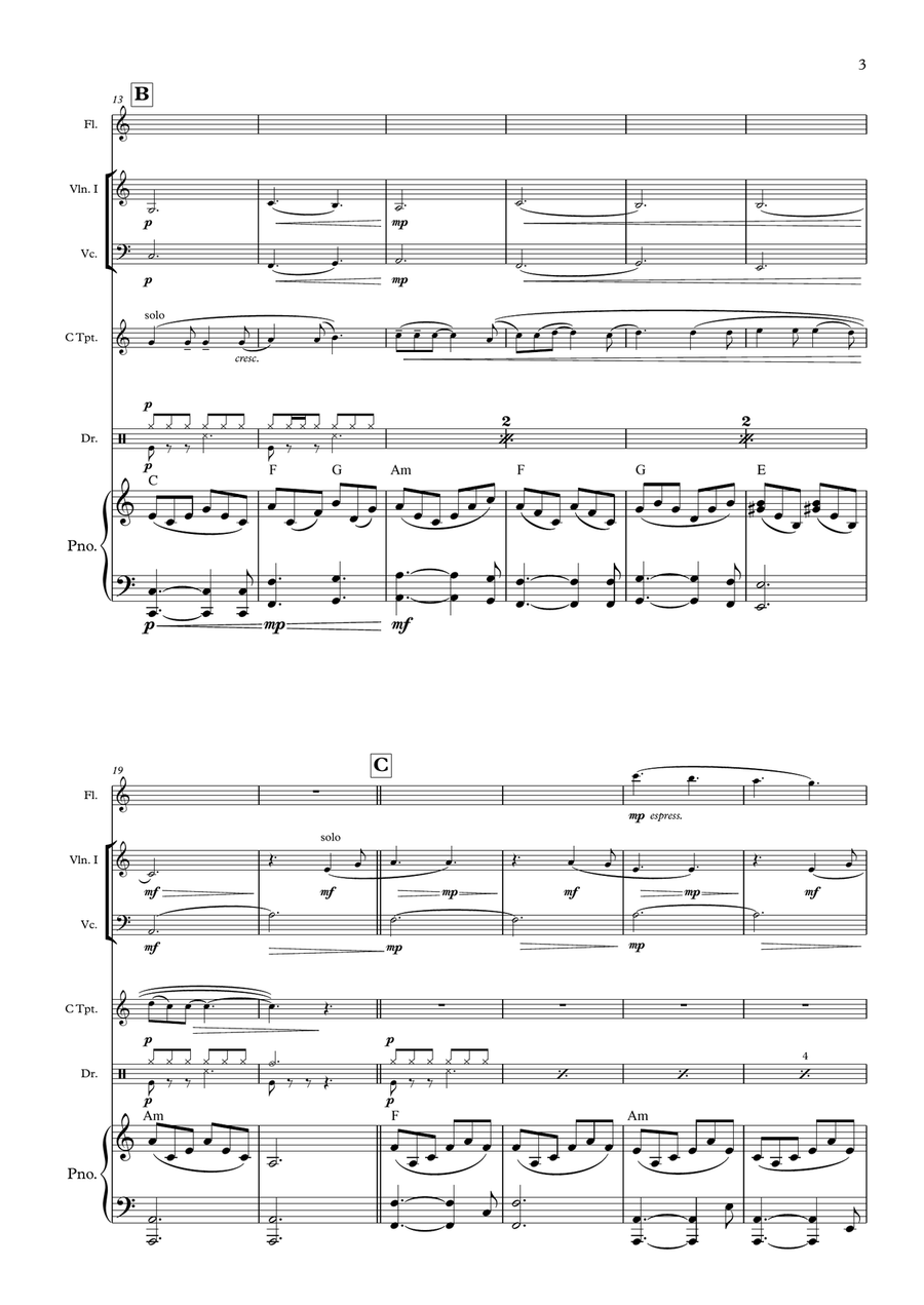Hallelujah Small Ensemble scores gallery preview page 3