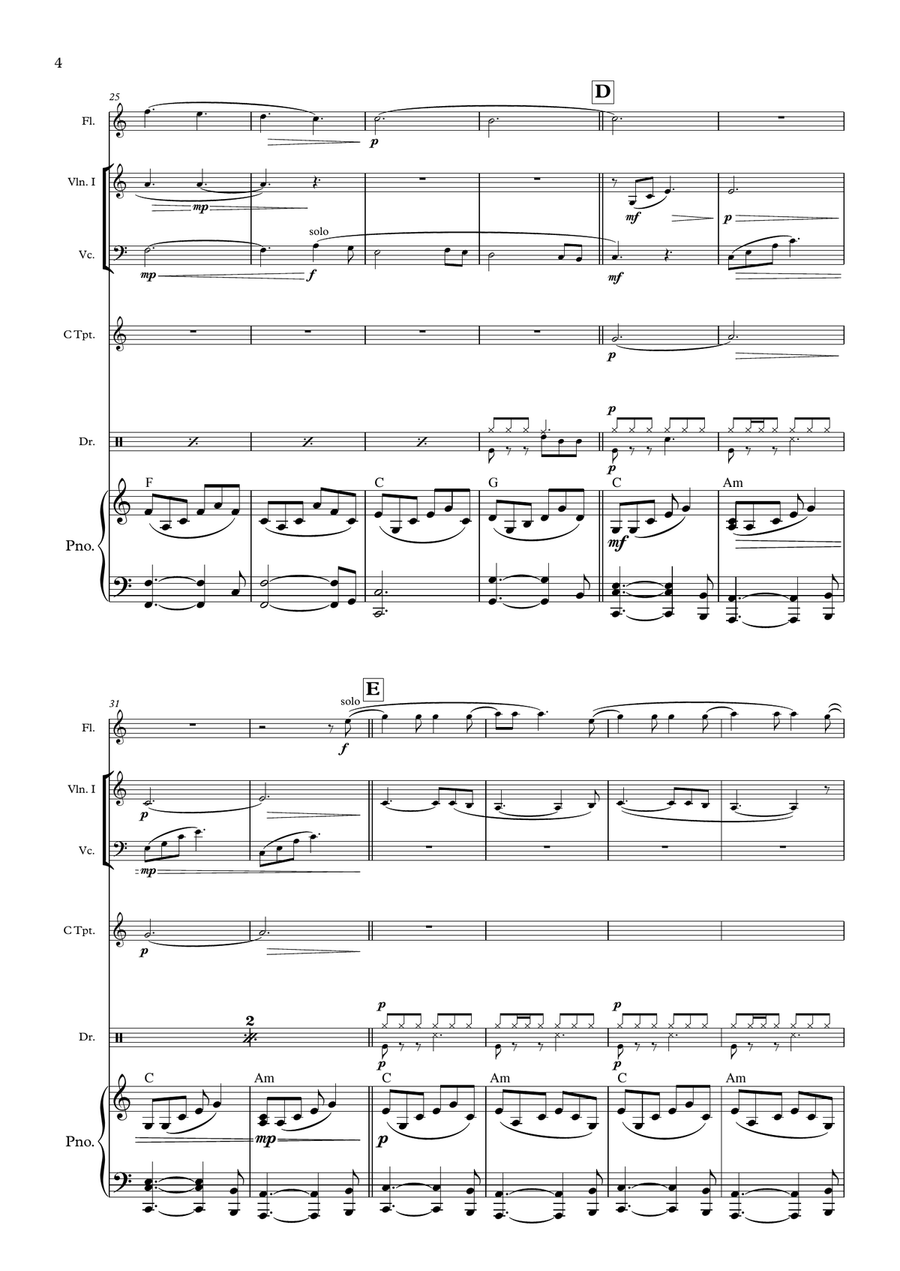 Hallelujah Small Ensemble scores gallery preview page 4