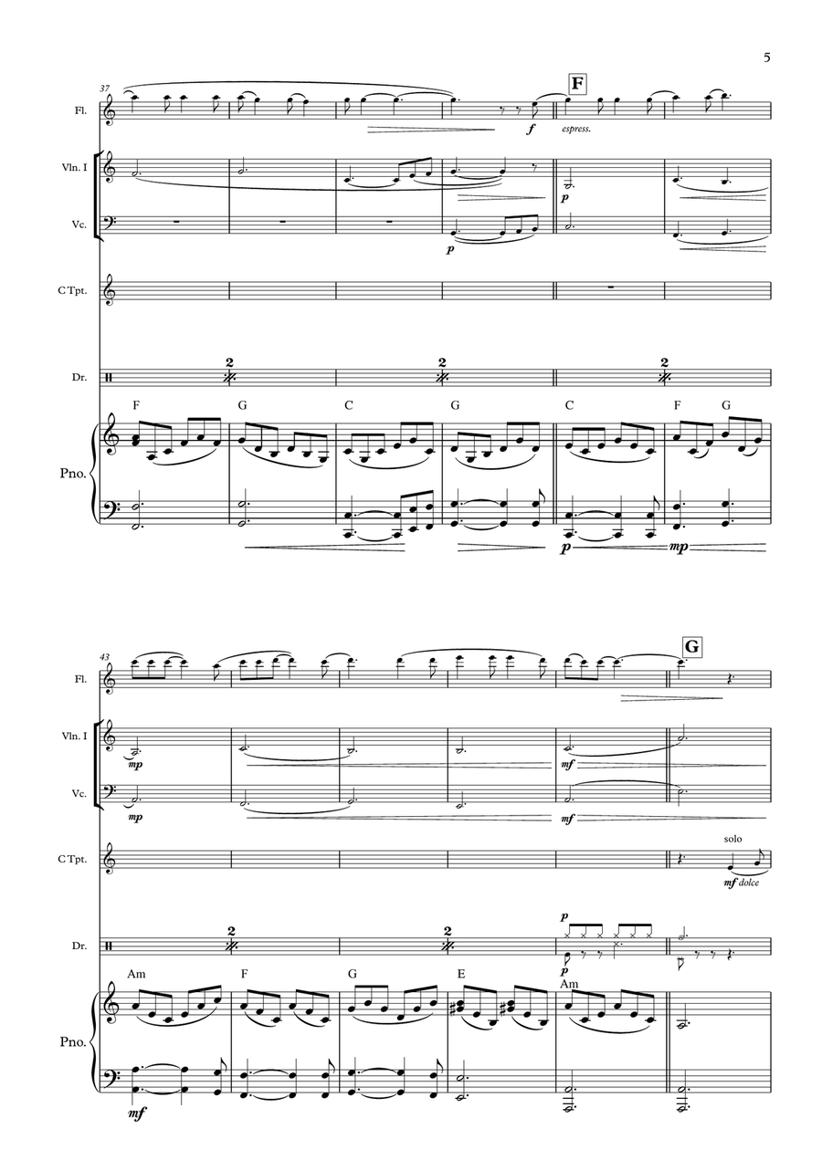 Hallelujah Small Ensemble scores gallery preview page 5