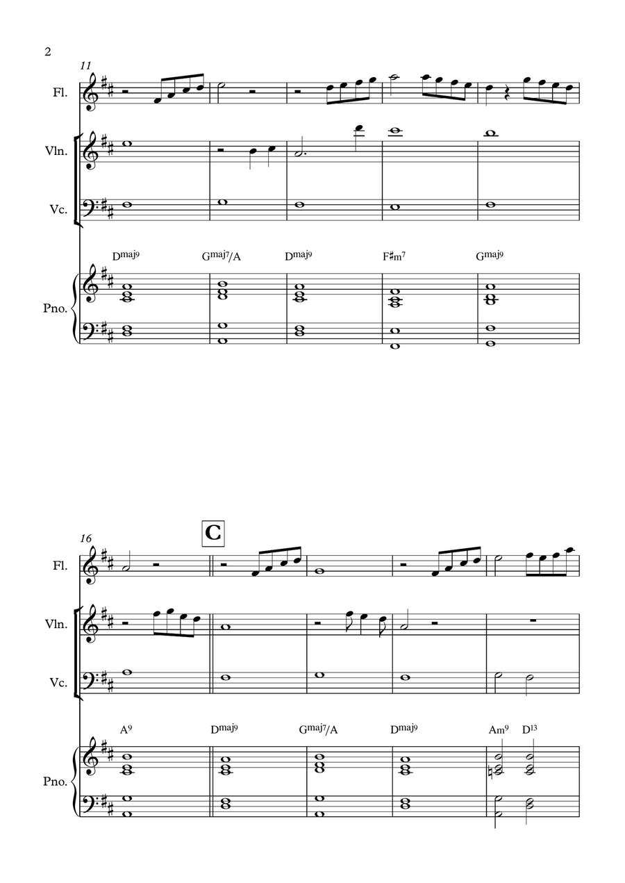 Beauty And The Beast Small Ensemble scores gallery preview page 2