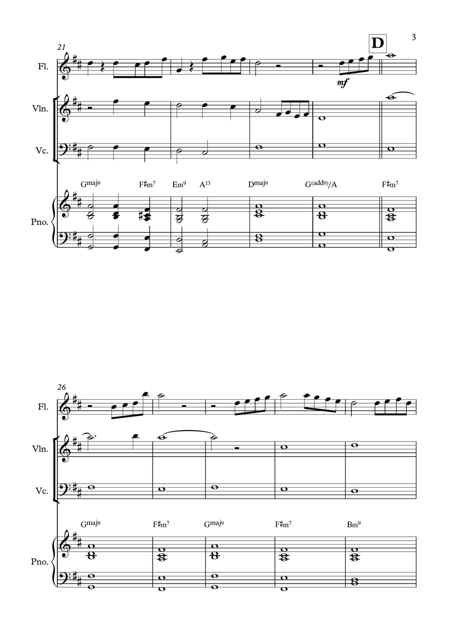Beauty And The Beast Small Ensemble scores gallery preview page 3