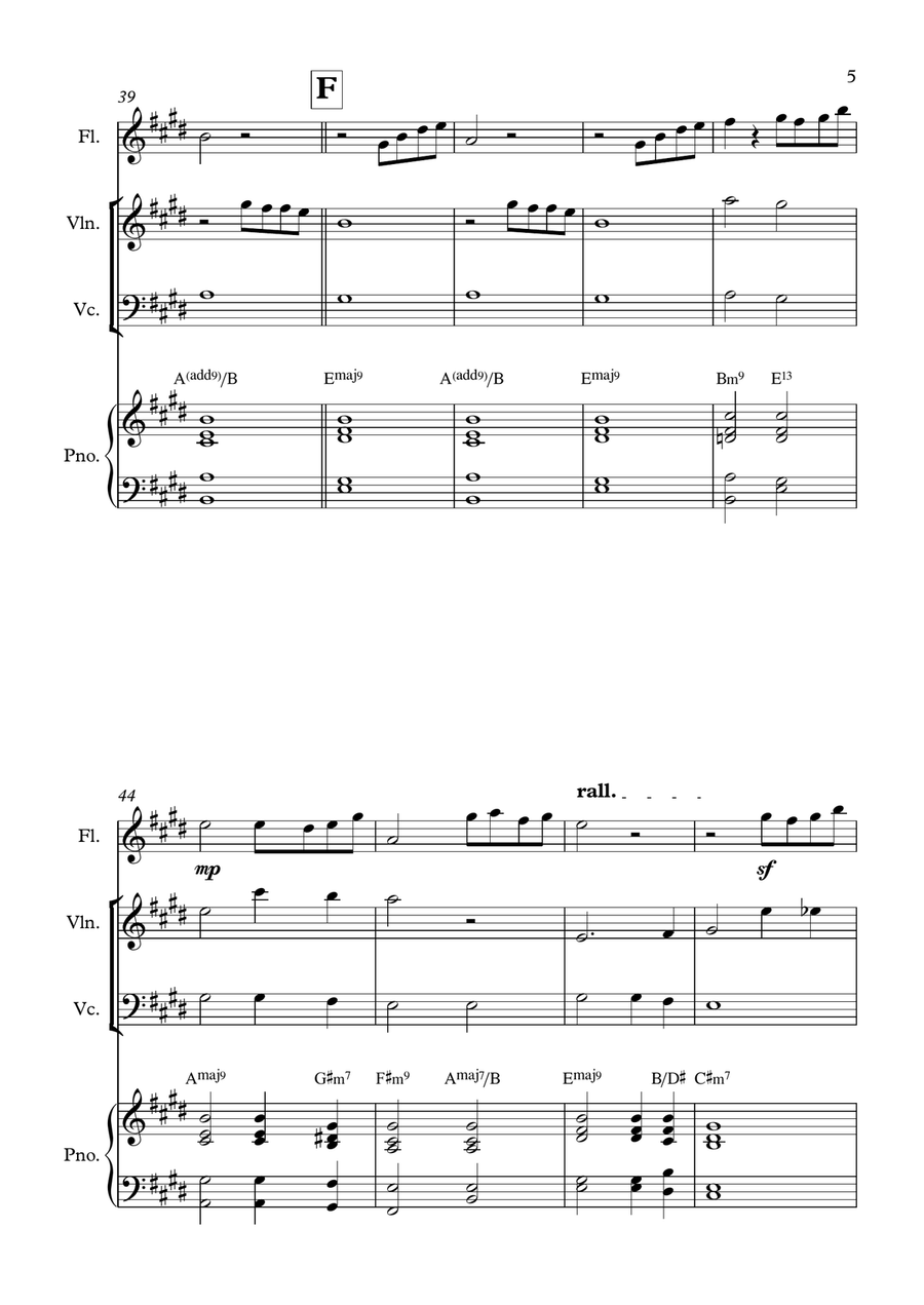 Beauty And The Beast Small Ensemble scores gallery preview page 5