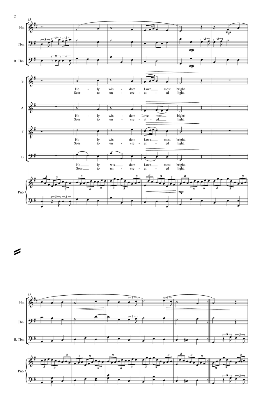 Jesu, Joy of Man's Desiring 4-Part scores gallery preview page 2