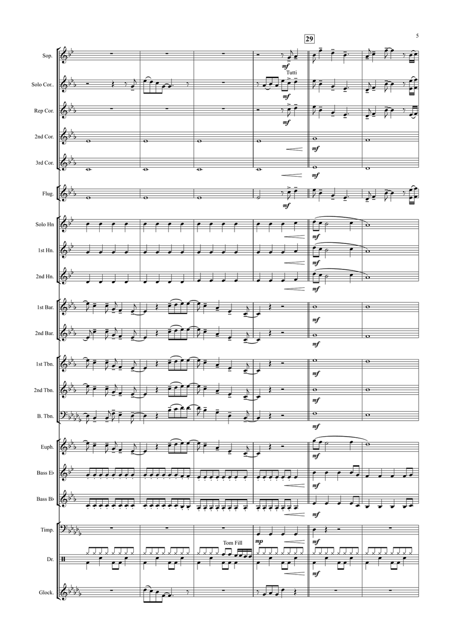The Story Brass Band scores gallery preview page 5