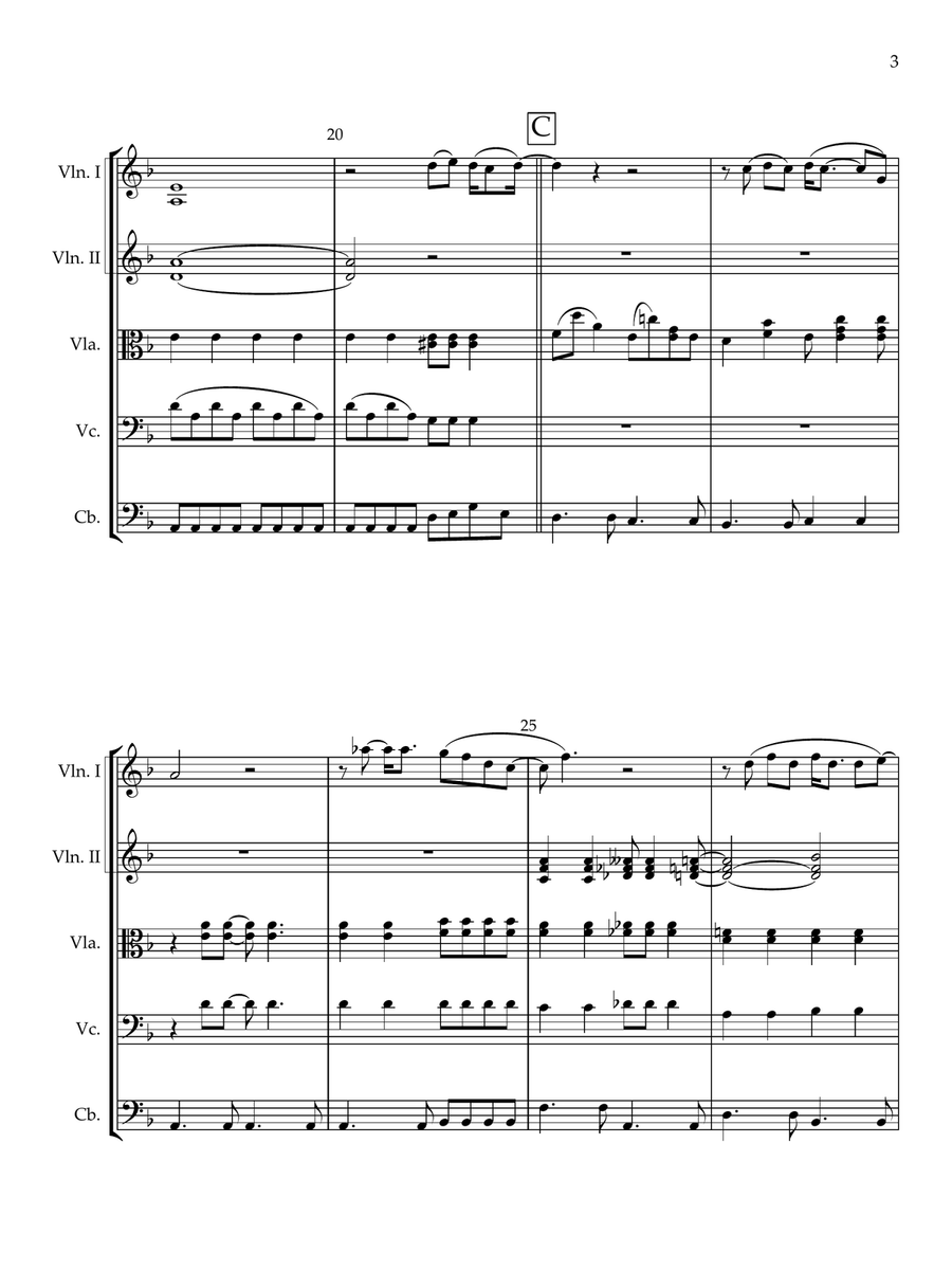 California Dreamin' California Dreamin' String Orchestra scores gallery preview page 3
