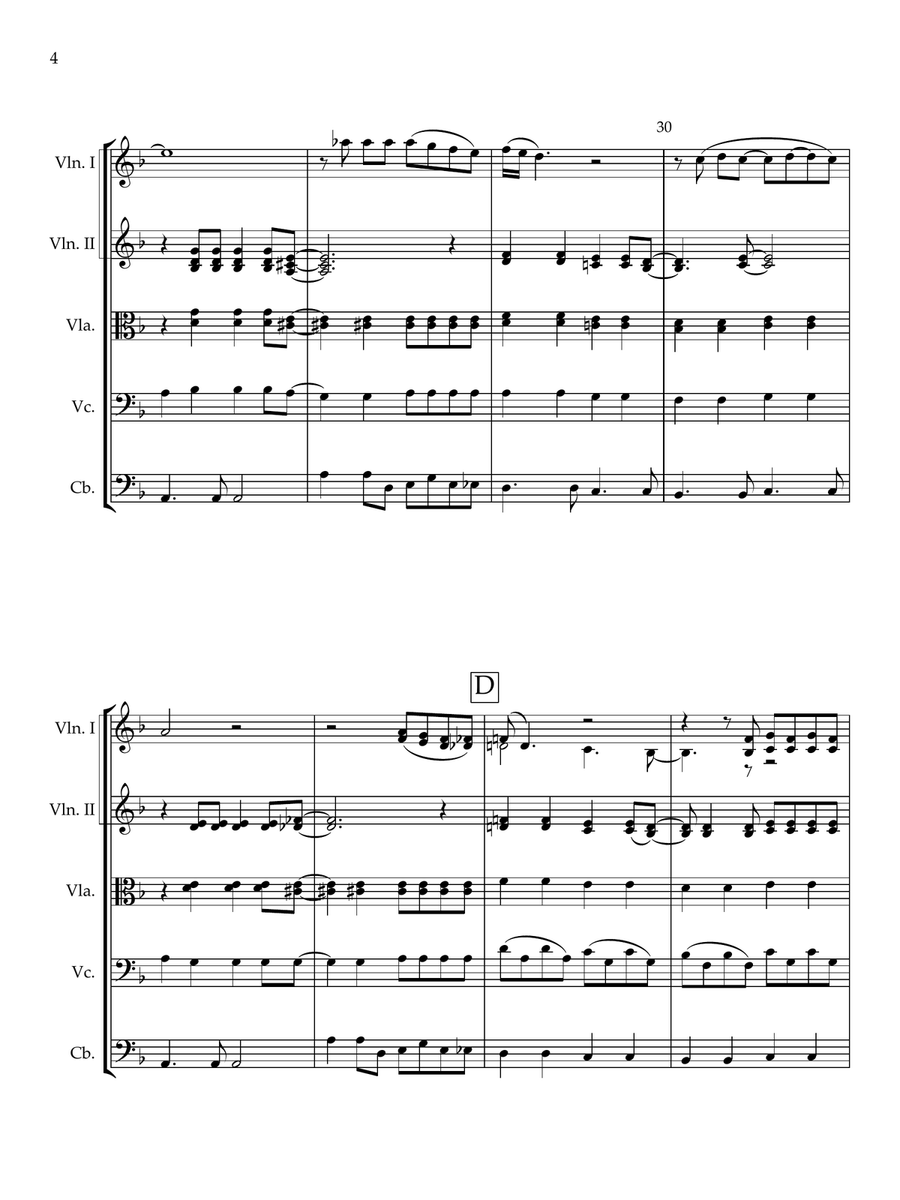 California Dreamin' California Dreamin' String Orchestra scores gallery preview page 4