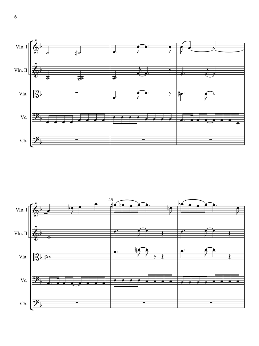 California Dreamin' California Dreamin' String Orchestra scores gallery preview page 6