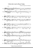 Christ The Lord is Risen Today for Viola and Tuba Duet