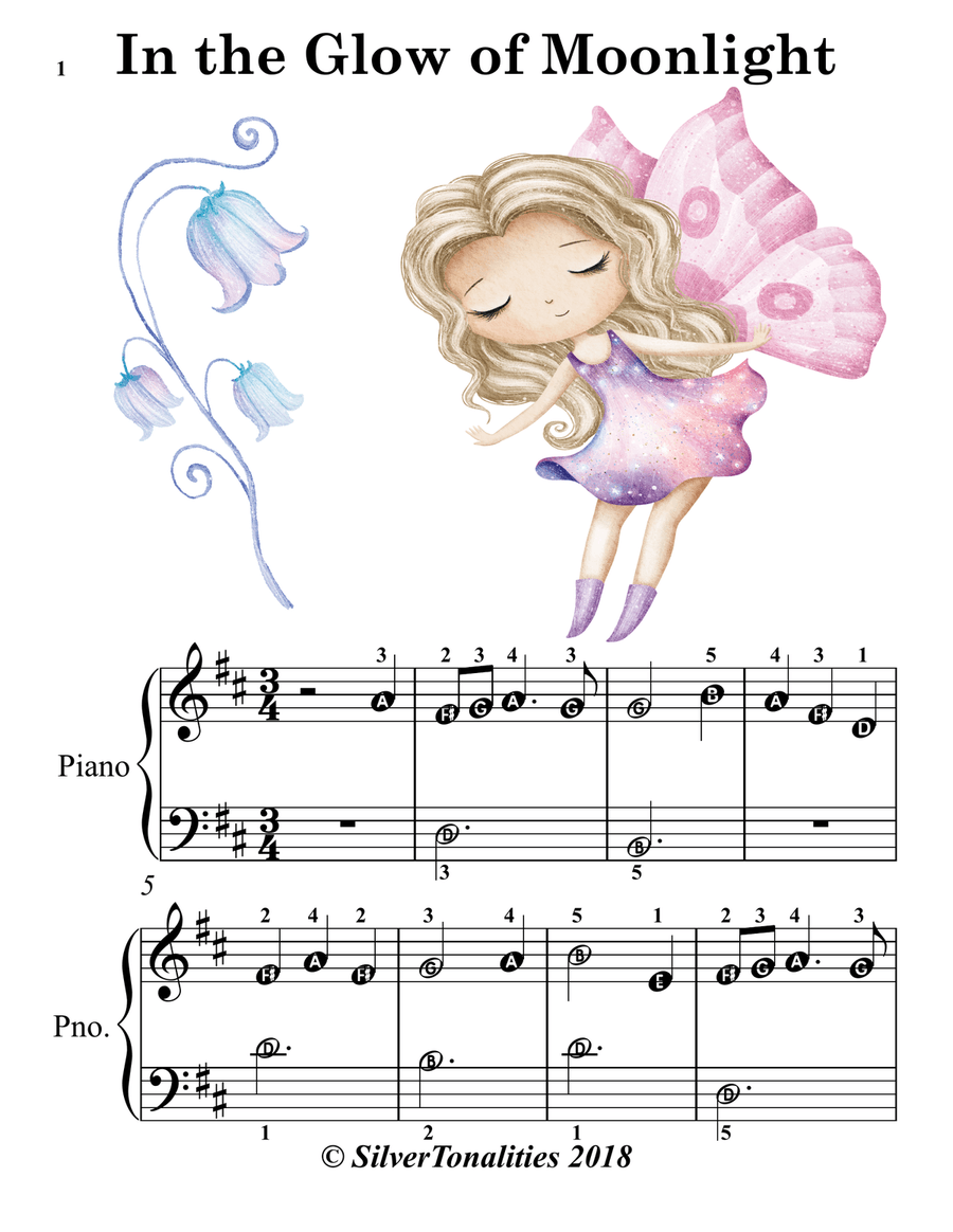 Six Little Forest Fairies for Easy Piano Piano Method scores gallery preview page 3