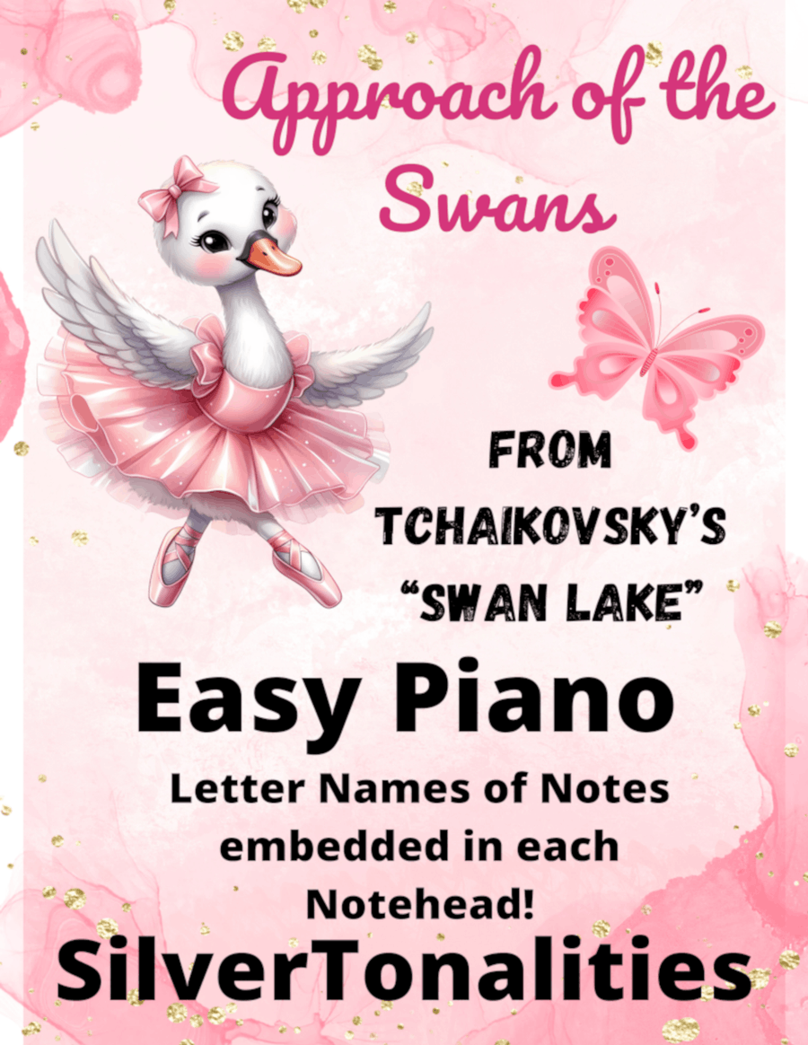 Approach of the Swans for Easy Piano Piano Method scores gallery preview page 1