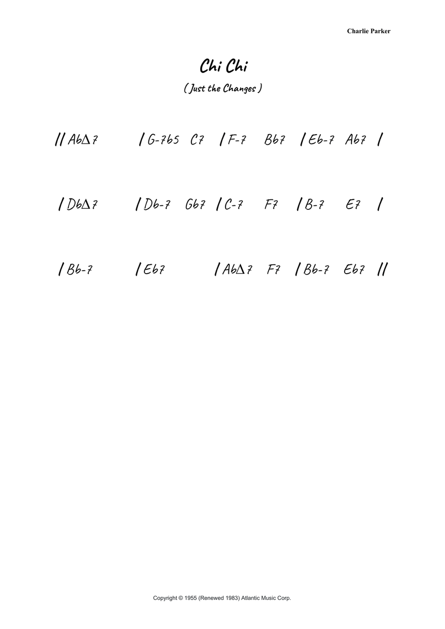 Chi Chi Chi Chi Piano scores gallery preview page 1