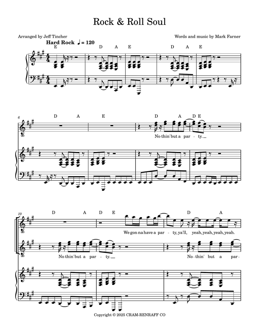 Rock & Roll Soul Rock & Roll Soul Piano, Vocal scores gallery preview page 2