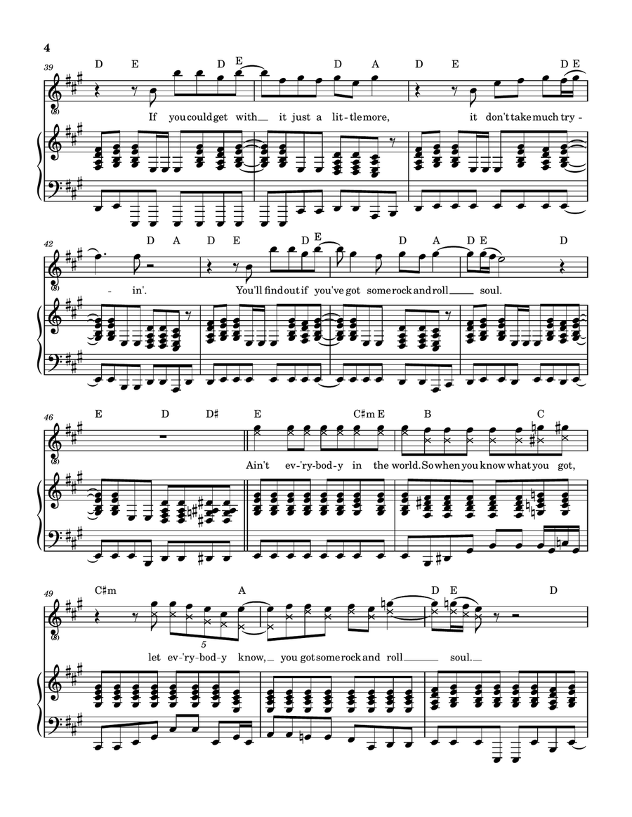 Rock & Roll Soul Rock & Roll Soul Piano, Vocal scores gallery preview page 5