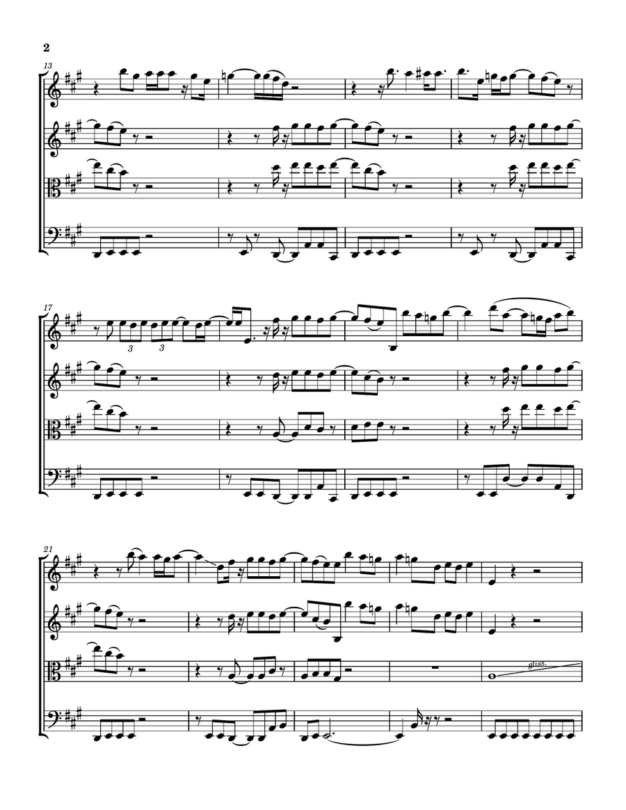 Rock & Roll Soul String Quartet scores gallery preview page 3