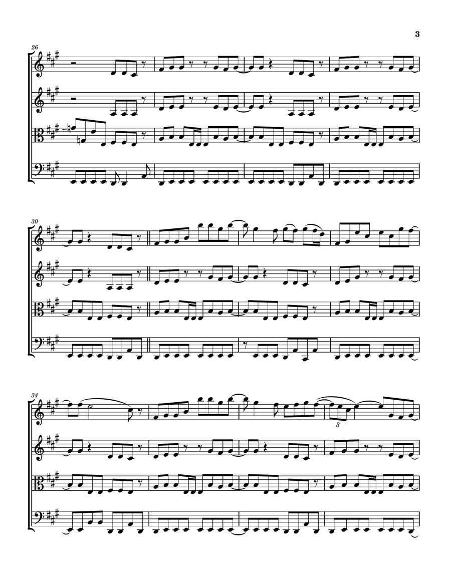 Rock & Roll Soul String Quartet scores gallery preview page 4