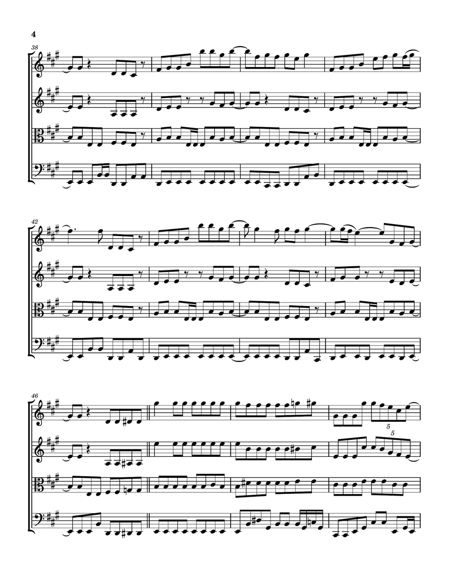 Rock & Roll Soul String Quartet scores gallery preview page 5