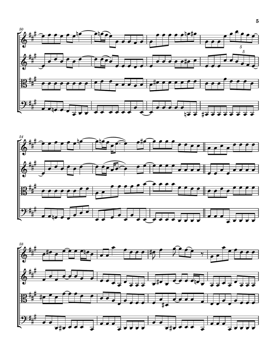 Rock & Roll Soul String Quartet scores gallery preview page 6