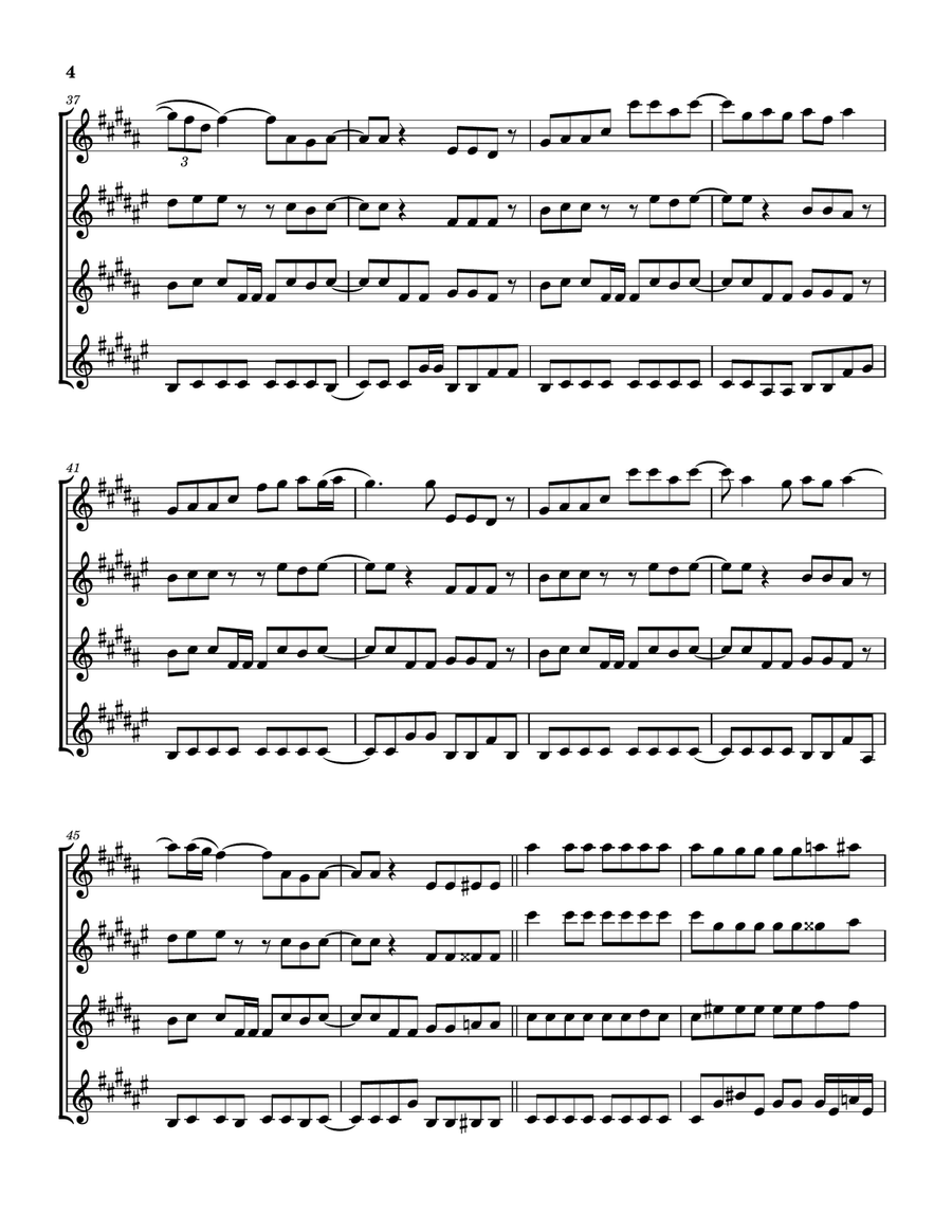 Rock & Roll Soul Saxophone Quartet scores gallery preview page 5