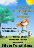 Ten Little Girls Basking in the Sunshine for Beginner Piano