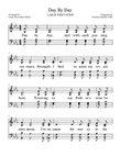 Day By Day Hymn LARGE PRINT Church Music