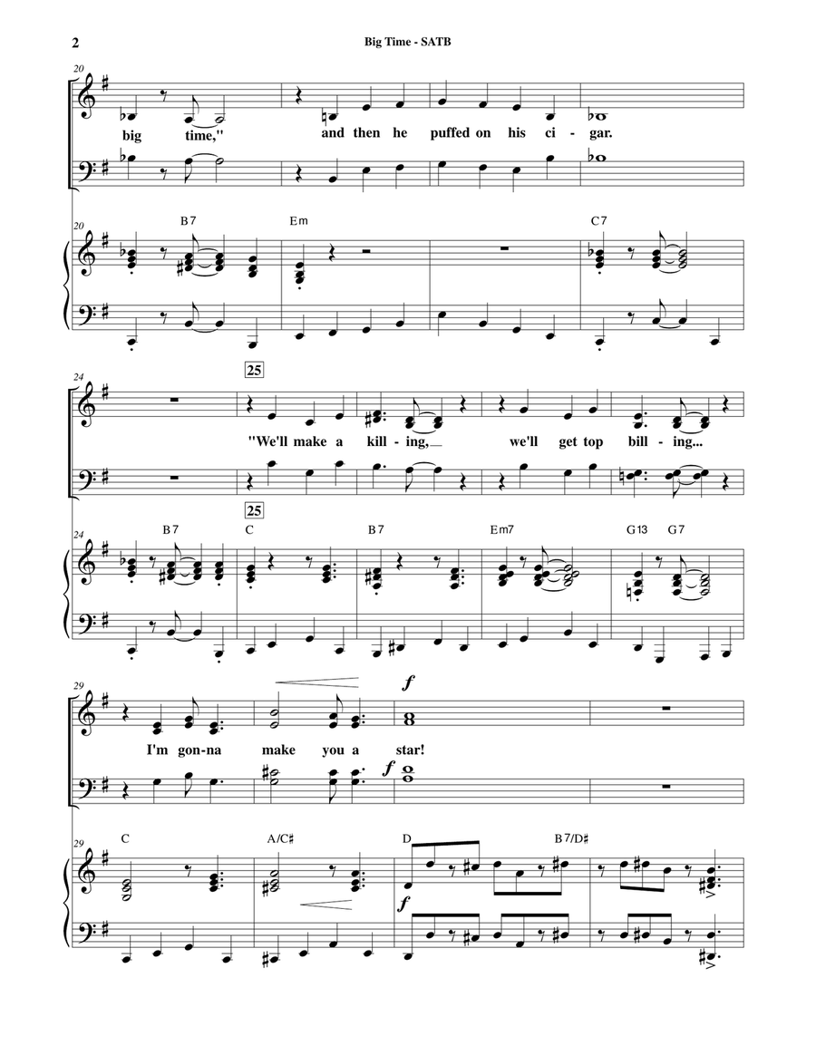 Big Time 4-Part scores gallery preview page 3