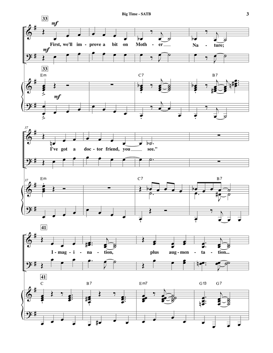 Big Time 4-Part scores gallery preview page 4