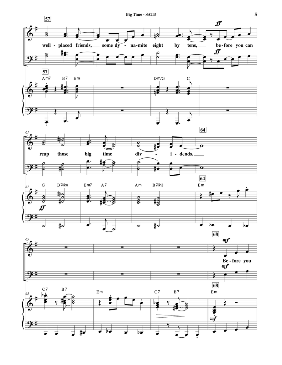 Big Time 4-Part scores gallery preview page 6