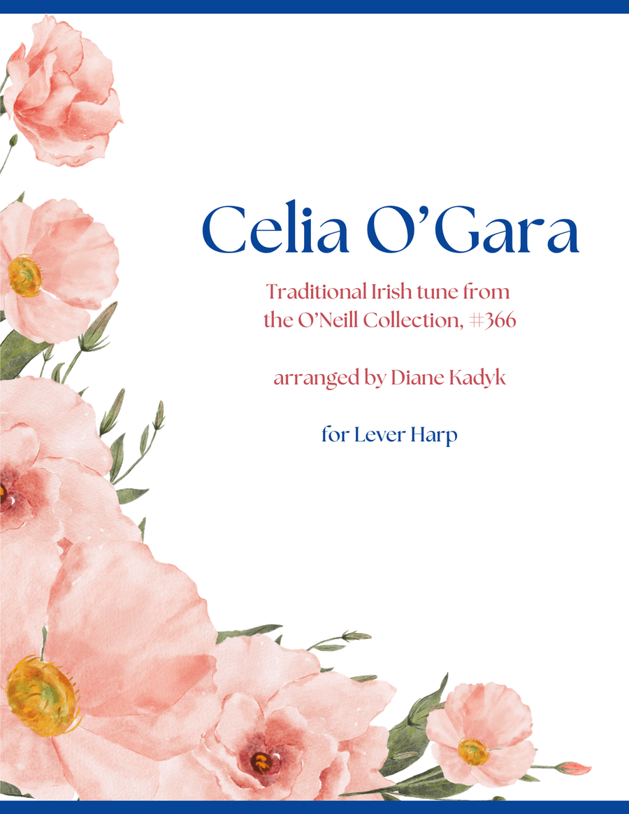 Celia O'Gara for lever harp Celtic Harp scores gallery preview page 1