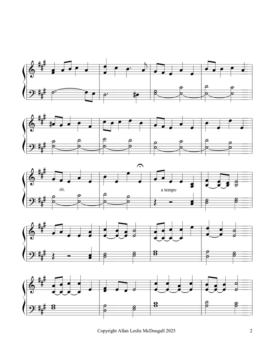 Voluntary No. 4 Voluntary No. 4 Organ Solo scores gallery preview page 2