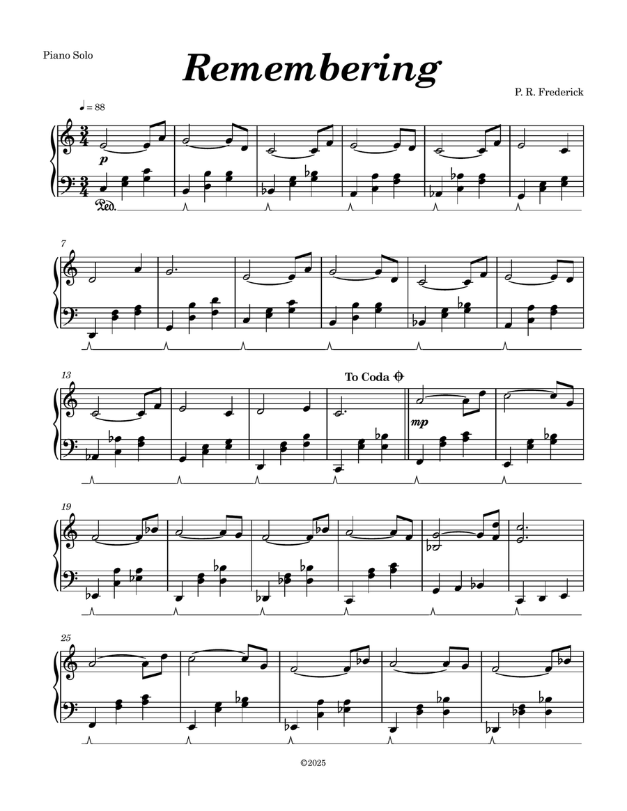 Remembering Remembering Chamber Music scores gallery preview page 1