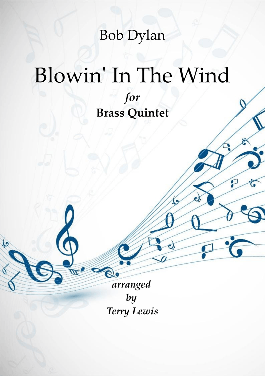 Blowin' In The Wind Blowin' In The Wind Brass Quintet scores gallery preview page 1