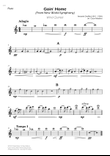 Goin' Home (New World Symphony) - Wind Quintet (Individual Parts)