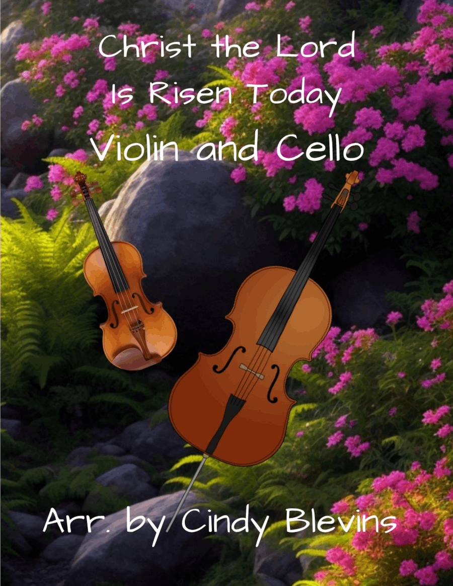 Christ the Lord Is Risen Today, for Violin and Cello String Duet scores gallery preview page 1