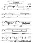 Fugue No. 6 in D Minor BWV 851 - Johann Sebastian Bach
