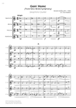 Goin' Home (New World Symphony) - Sax Quartet (Full Score) - Score Only