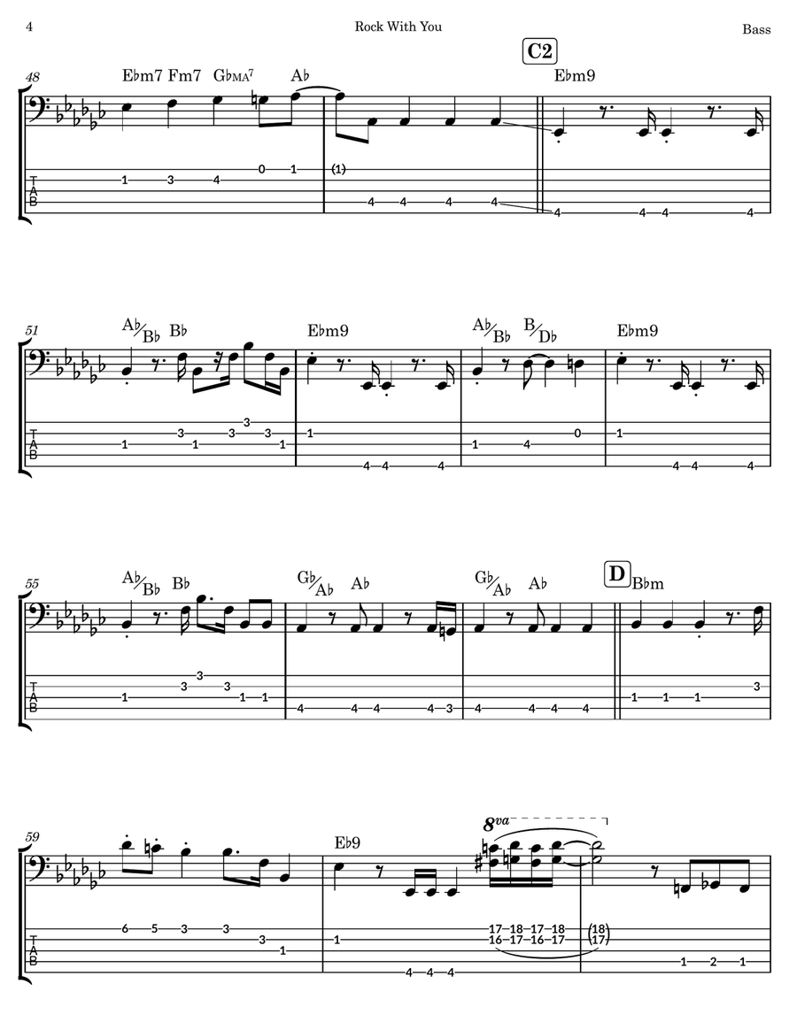 Rock With You Rock With You Acoustic Guitar scores gallery preview page 4