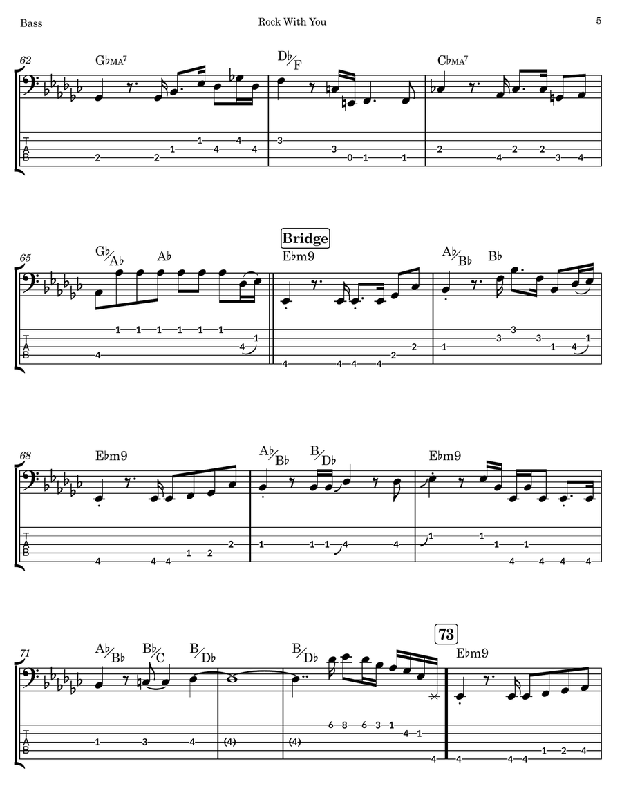 Rock With You Rock With You Acoustic Guitar scores gallery preview page 5