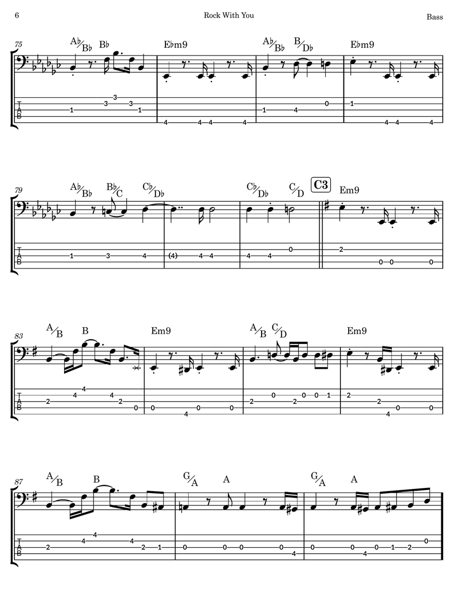Rock With You Rock With You Acoustic Guitar scores gallery preview page 6