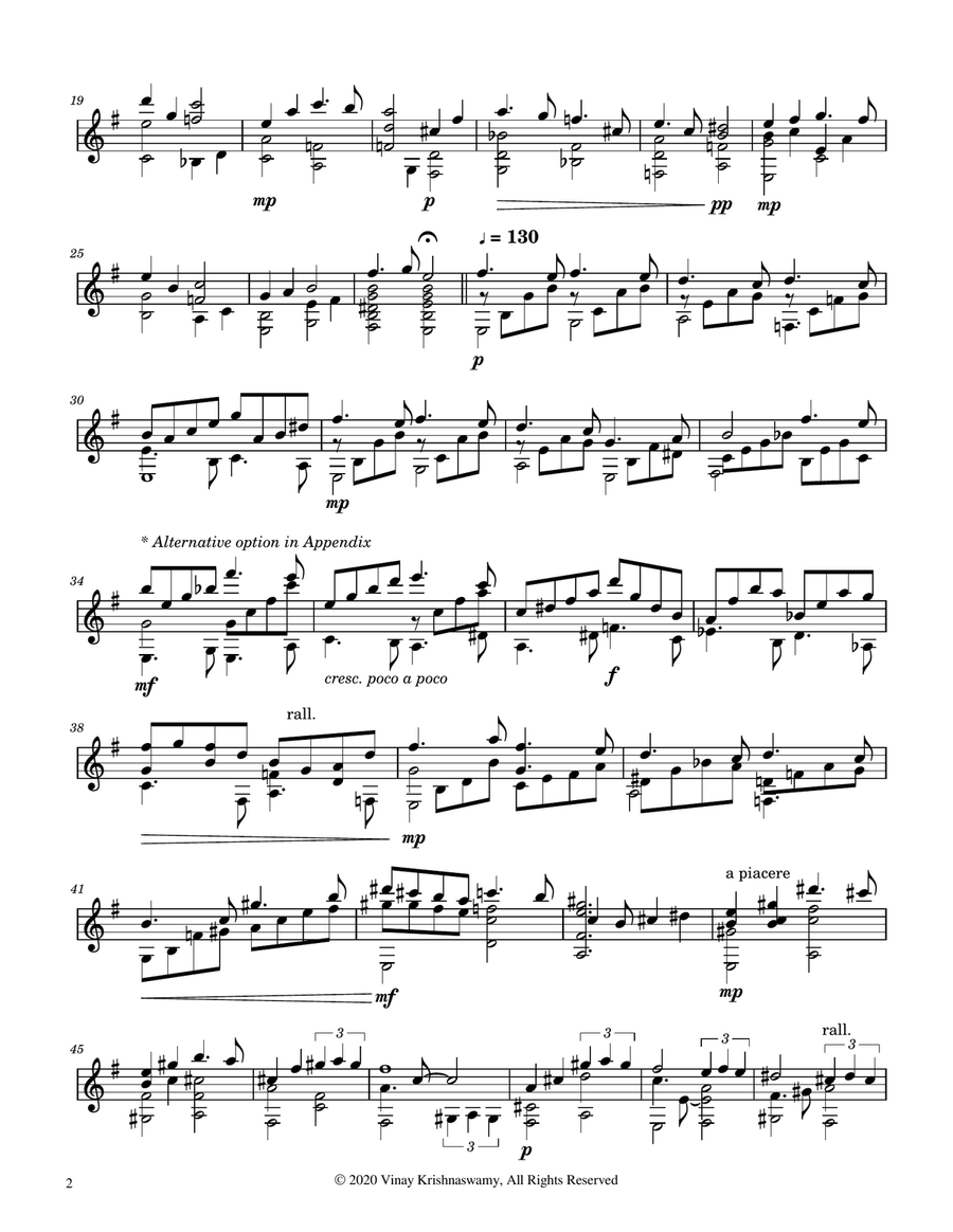 Suite Nocturne Suite Nocturne Acoustic Guitar scores gallery preview page 3