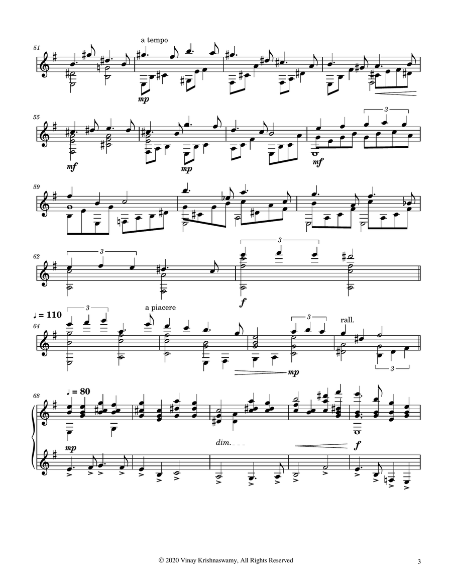 Suite Nocturne Suite Nocturne Acoustic Guitar scores gallery preview page 4