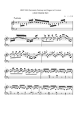 Chromatic Fantasia and Fugue, in D minor BWV 903 - Johann Sebastian Bach