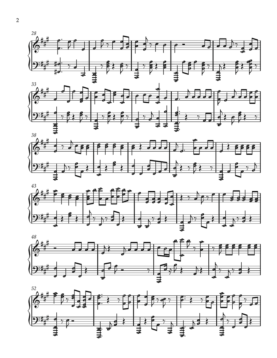 What An Awesome God What An Awesome God Easy Piano scores gallery preview page 2