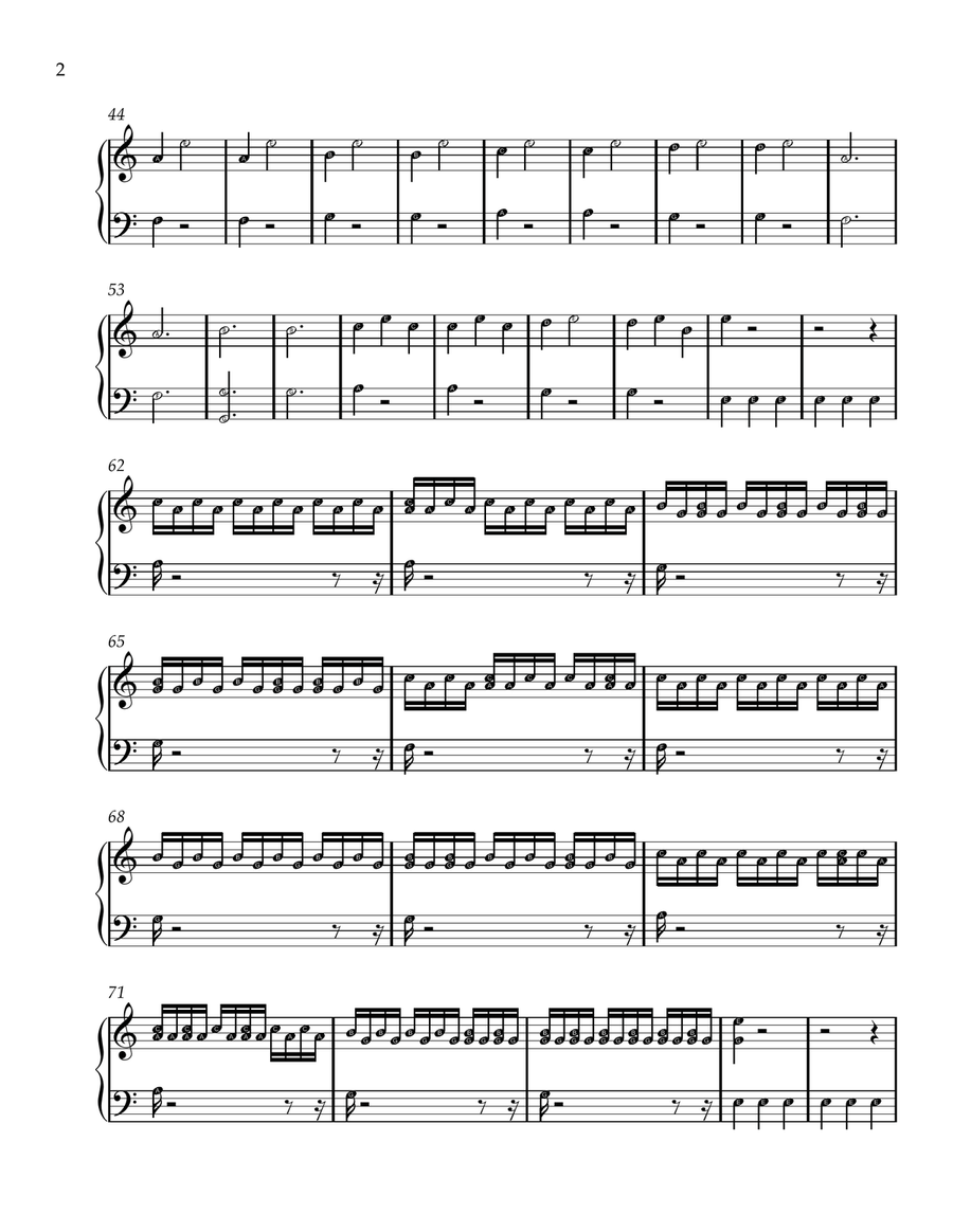 Interstellar Interstellar Easy Piano scores gallery preview page 2