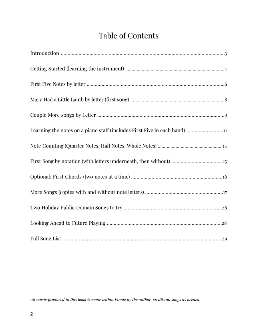 First Five Series (for piano) Piano Method scores gallery preview page 2