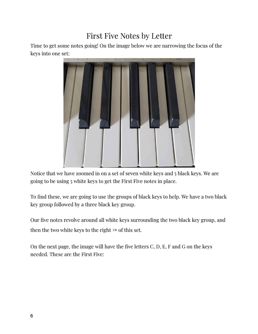 First Five Series (for piano) Piano Method scores gallery preview page 6