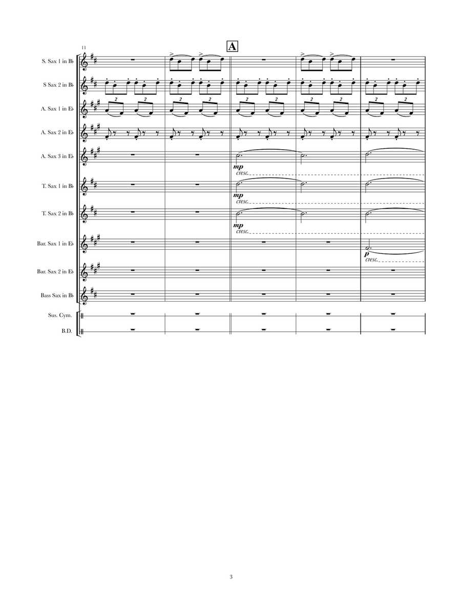 Alice's Theme Alice's Theme Woodwind Ensemble scores gallery preview page 3